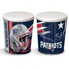Load image into Gallery viewer, New England Patriots 3 gallon popcorn tin