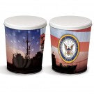 Load image into Gallery viewer, US Navy 3 Gallon Popcorn Tin