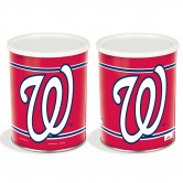 Load image into Gallery viewer, Washington Nationals 1 Gallon Popcorn Tin
