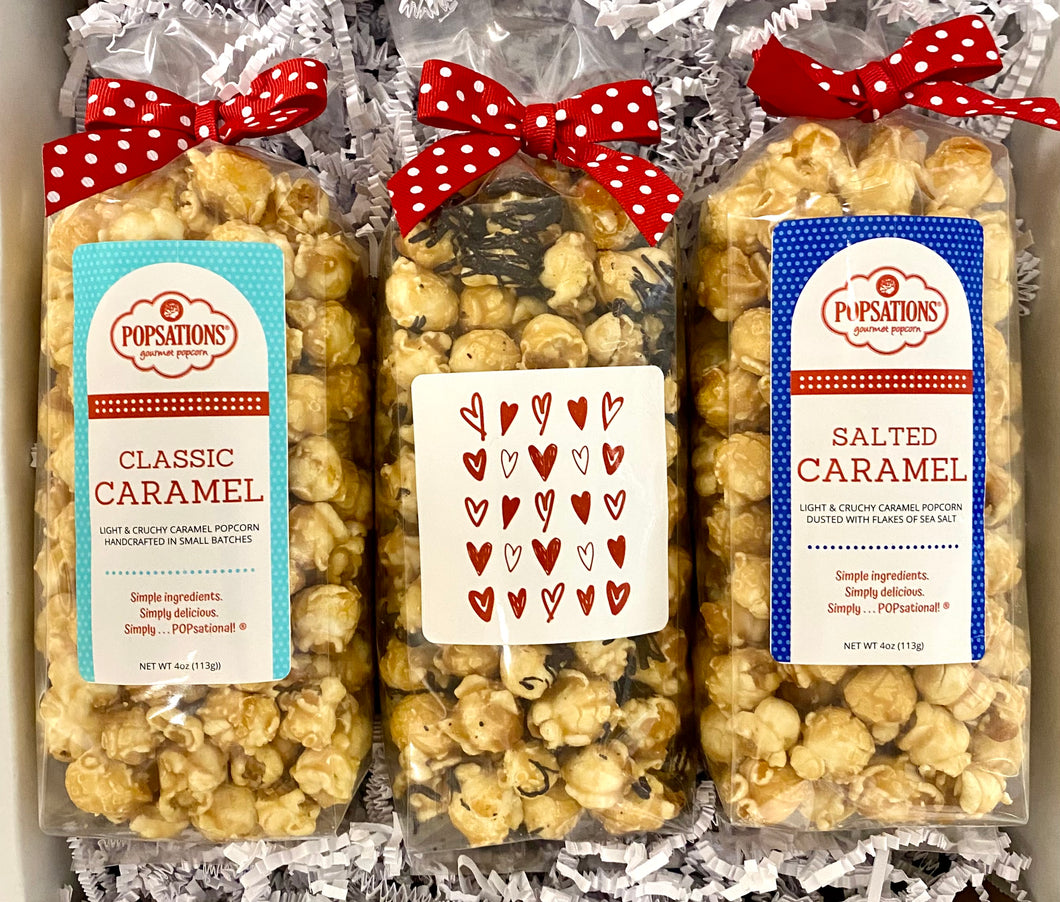 Valentine’s Gourmet Caramel Popcorn Gift Box