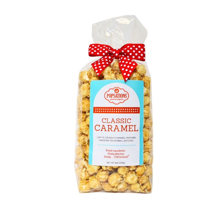 8oz Popsations Gourmet Popcorn Ribbon Bag