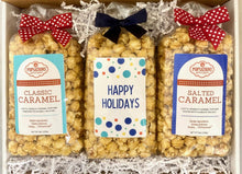 Load image into Gallery viewer, Happy Holidays Gourmet Popcorn Gift Box
