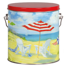 Load image into Gallery viewer, Beach Time Gourmet Popcorn Tin
