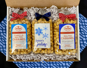 Seasons Greetings Gourmet Popcorn Gift Box