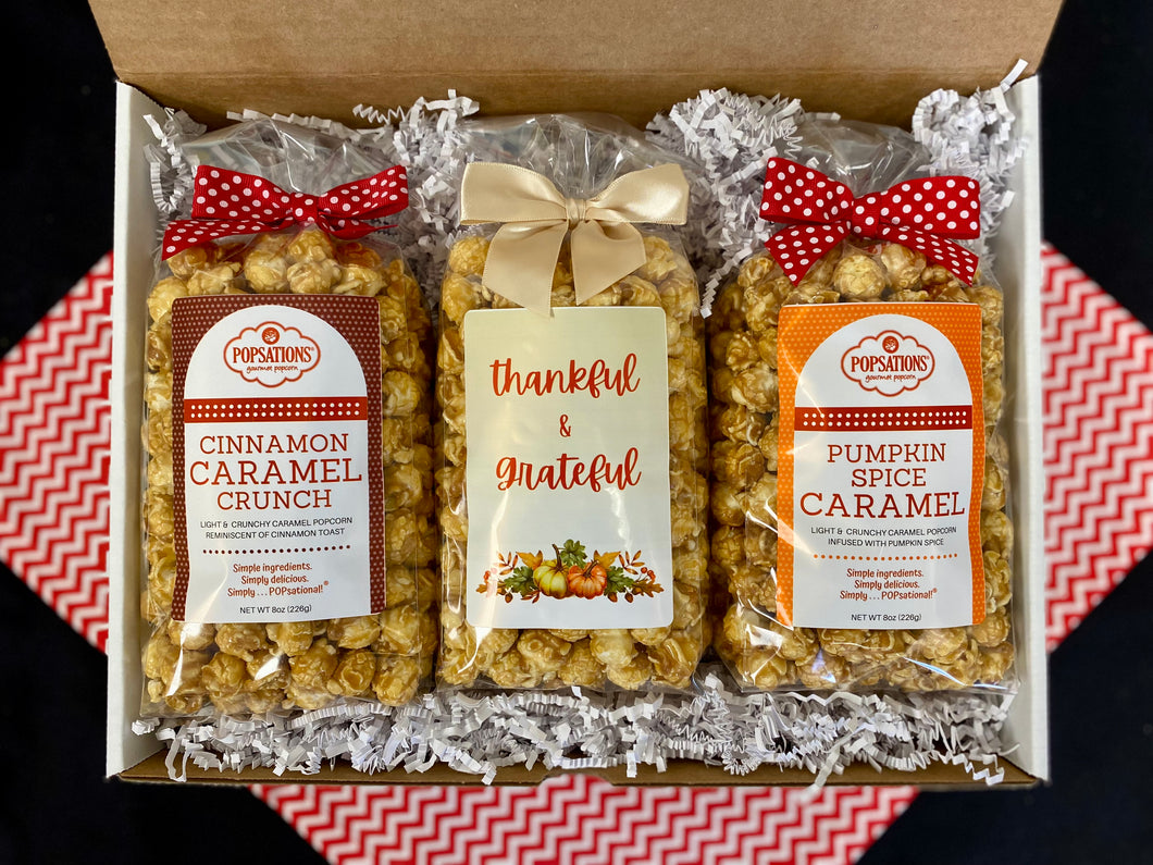 Happy Thanksgiving Gourmet Popcorn Gift Box