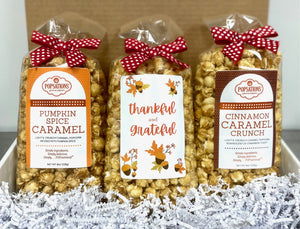 Happy Thanksgiving Gourmet Popcorn Gift Box
