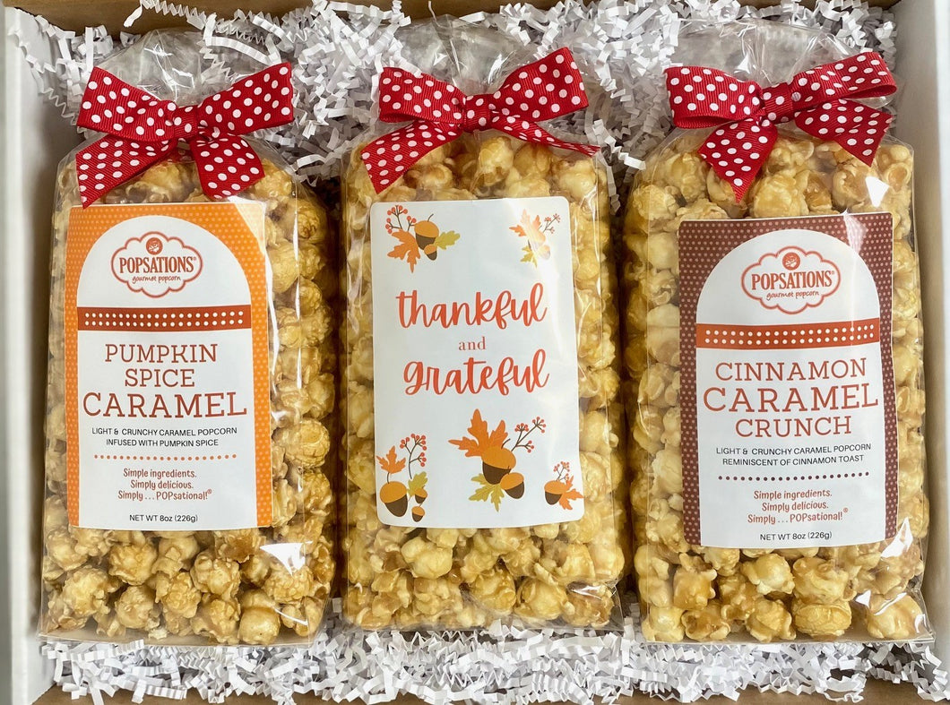Happy Thanksgiving Gourmet Popcorn Gift Box