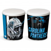 Carolina Panthers 3 gallon popcorn tin