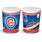 Load image into Gallery viewer, Chicago Cubs 3 gallon popcorn tin
