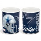 Dallas Cowboys 1 gallon popcorn tin