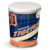 Detroit Tigers 3 gallon popcorn tin