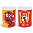 Kansas City Chiefs 1 gallon popcorn tin