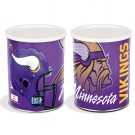 Load image into Gallery viewer, Minnesota Vikings 1 gallon popcorn tin
