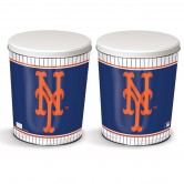 New York Mets 3 gallon popcorn tin