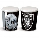 Load image into Gallery viewer, Oakland Raiders 3 gallon popcorn tin
