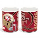 Load image into Gallery viewer, San Francisco 49ers 1 gallon popcorn tin
