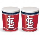 Load image into Gallery viewer, St. Louis Cardinals 3 gallon popcorn tin

