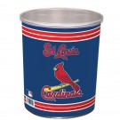 Load image into Gallery viewer, St. Louis Cardinals 1 gallon popcorn tin

