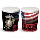 US Marines 3 Gallon Popcorn Tin