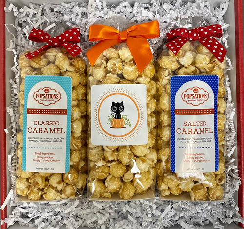 Halloween Caramel Popcorn Gift Box
