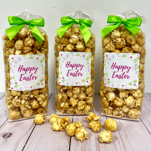 Easter Caramel Popcorn Bags